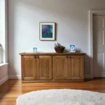 Bargueño De Madera Eucalipto 4 Puertas - Imagen 3