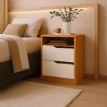 Mesa de Luz Sole 2 Cajones