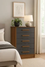 Comoda 5 Cajones MDF - Imagen 3